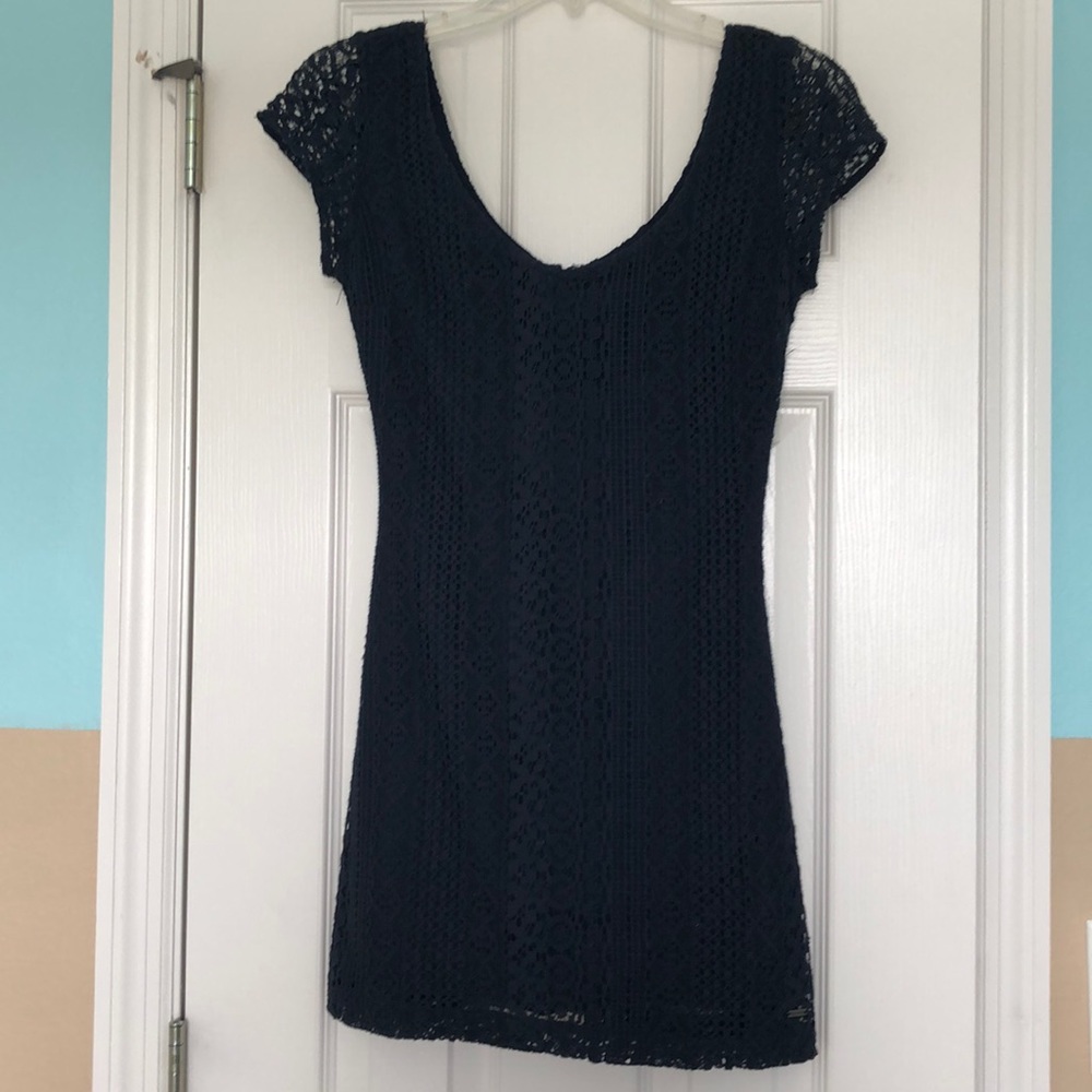 Navy blue dress
